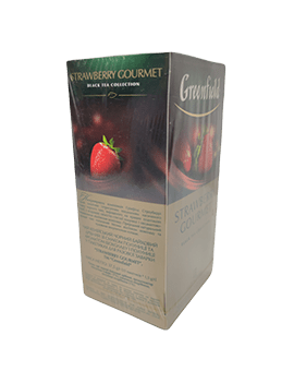 Чай Greenfield Strawberry Gourmet (Клубничный гурман) черный, пакетированный 25шт