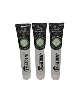 Зубная паста «Emaldent» Black Whitening Toothpaste, отбеливающая с углем