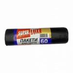 Пакеты для мусора Super Luxe 60л, 10 шт