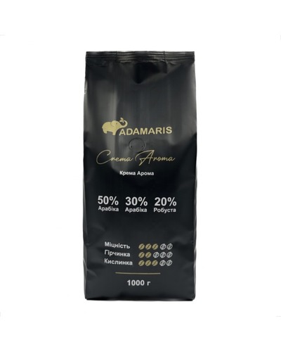 Кава в зернах Adamaris Crema Aroma 1 кг