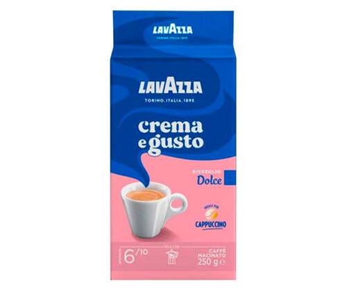 Мелена кава Lavazza Crema e Gusto Dolce 250 г