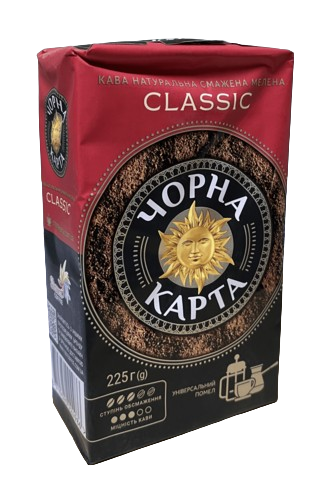 Кава мелена Чорна Карта Classic, 225гр