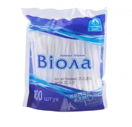 Ватные палочки Виола, 100шт.