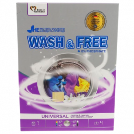 Стиральный порошок Wash&Free с марсельским мылом, 400 гр