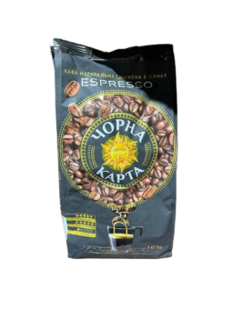 Кава в зернах Чорна Карта Espresso, 1кг