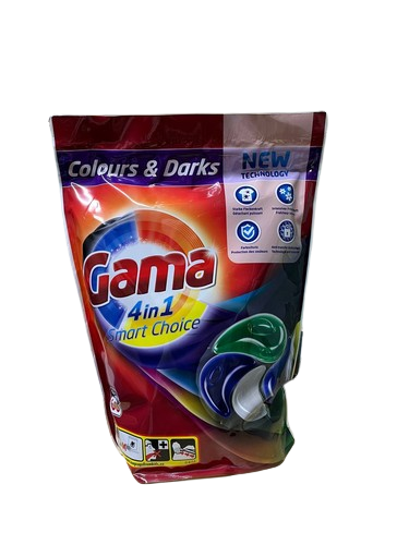 Капсулы для стирки Gama 4в1 Colors&Darks, 1шт.