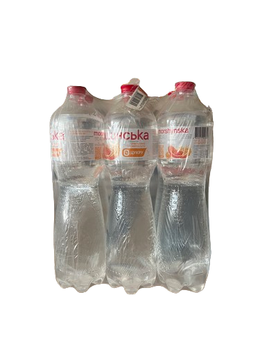 Вода минеральная Моршинская Апельсин-Грейпфрут слабогазированная, 6х1,5л