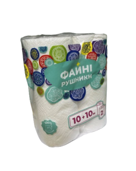 Паперові рушники двошарові “Файні рушники”, 2рул.
