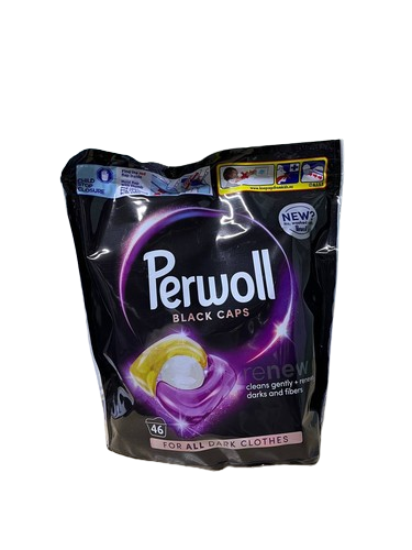 Капсулы для стирки Perwoll Renew Black для черных и темных вещей, 1шт.