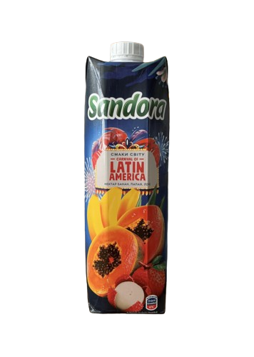 Нектар Sandora “Carnival of Latin America” з бананів, папаї та лічі, 0,95л