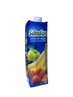 Нектар Sandora бананово-яблочно-клубничный, 0,95л