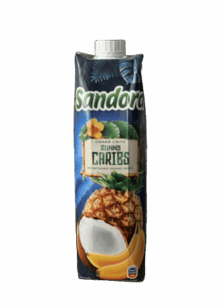 Нектар Sandora “Sunny Caribs” бананово-ананасово-кокосовий, 0,95л