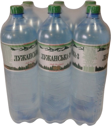 Вода мінеральна лікувально-столова Лужанська-3 сильногазована, 6х1,5л