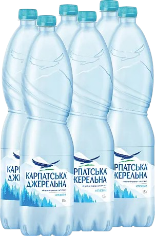Вода мінеральна «Карпатська Джерельна» негазована, 6х1,5л