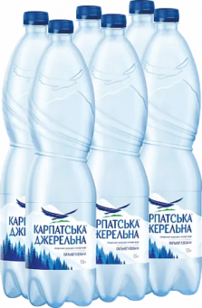 Вода минеральная «Карпатська Джерельна» негазированная, 6х1,5л