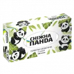 Салфетки бумажные двухслойные "Снежная панда", в коробке