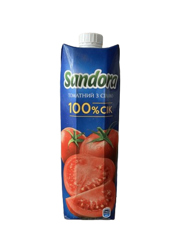 Сок Sandora томатный с солью, 0,95л