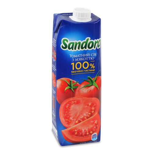 Сік Sandora томатний з сіллю, 0,95л