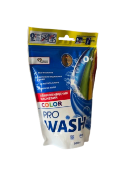 Порошок кислородный ProWash для цветных вещей, 500г