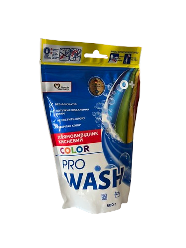 Порошок кислородный ProWash для цветных вещей, 500г