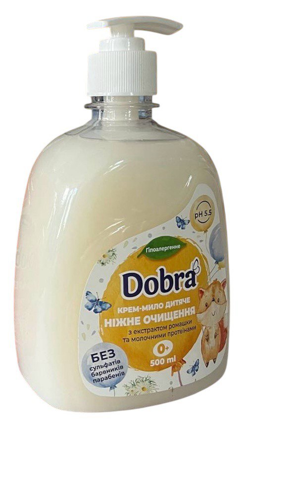 Крем-мыло жидкое детское Dobra 500 мл