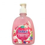 Жидкое туалетное крем-мыло с дозатором Dobra Гранат и ягодный микс 500 мл