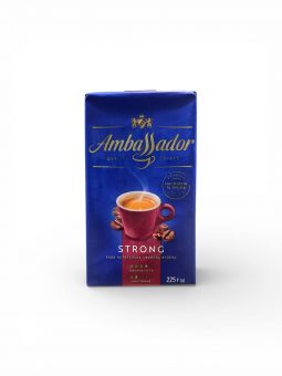Кофе молотый Ambassador Strong, 225 г