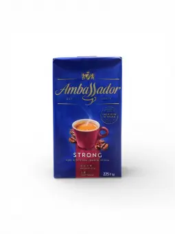 Кава мелена Ambassador Strong, 225 г