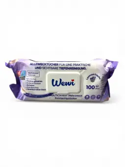 Вологі серветки для прибирання Wewi Свіжість лаванди 100шт