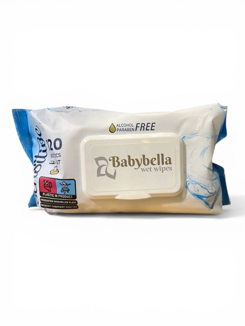 Вологі серветки BabyBella Океан 120 шт