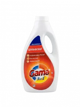 Гель для стирки 3 в 1 Gama Universal, 50 циклов стирки, 2.25 л