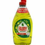 Концентрированное средство для мытья посуды Fairy Lemon с усиленной формулой против жира, 450 мл