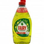 Концентрированное средство для мытья посуды Fairy Lemon с усиленной формулой против жира, 450 мл