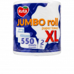Бумажные полотенца RUTA Jumbo XL, 2-слойные, 550 отрывов, 1 рулон