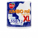 Паперові рушники RUTA Jumbo XL, 2-шарові, 550 відривів, 1 рулон
