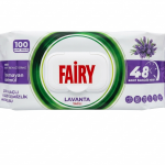 Універсальні вологі серветки Fairy Power Lavanta 100шт
